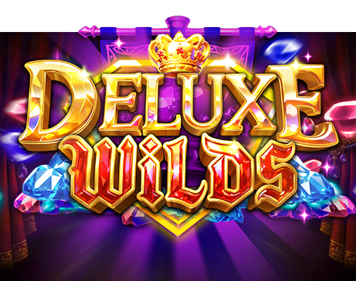 Deluxe Wilds slot game logo by Mancala Gaming