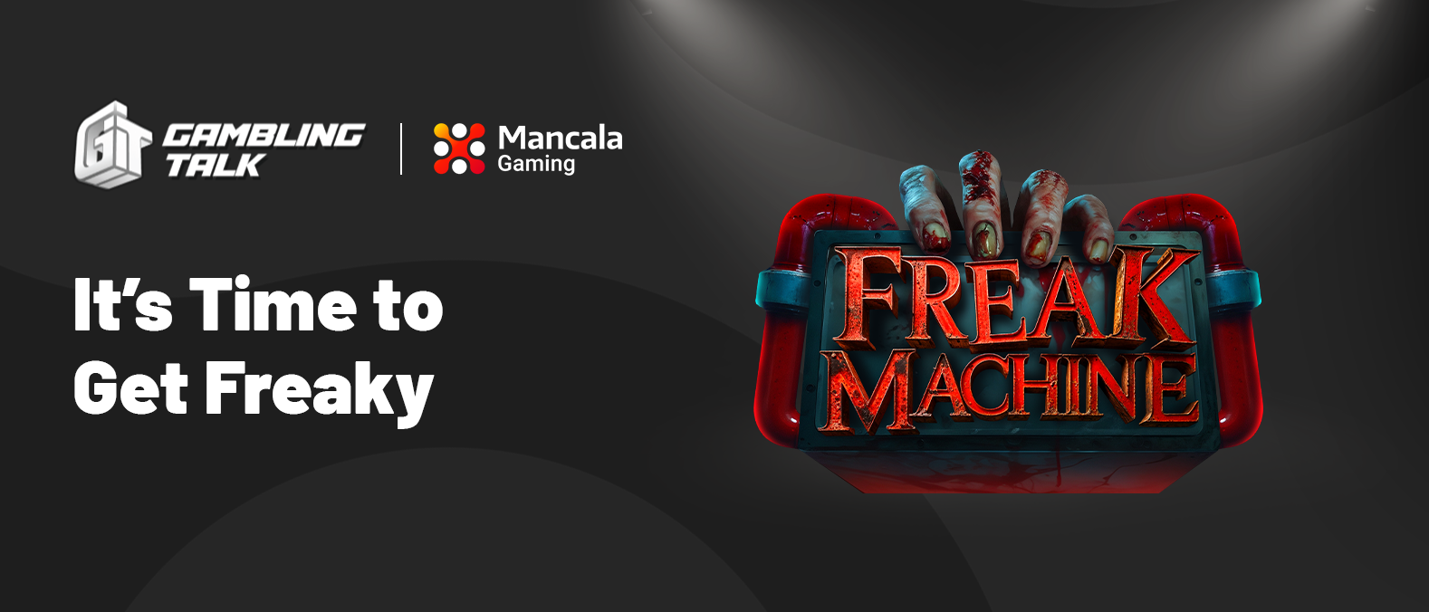 Freak Machine online slot by Mancala Gaming with 5x5 cluster grid and cascading wins